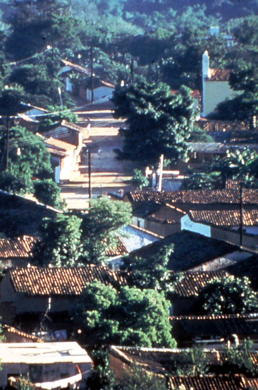 Ajoya as seen from the hill behind it.