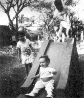 Children playing in CDI Colombia.