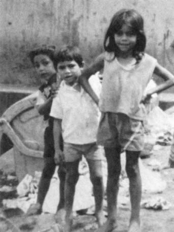 Children who survive by picking through a Managua garbage dump.