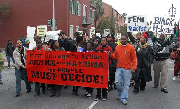 Protesters march in New Orleans for justice