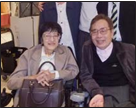 Yukiko Nakanishi (left) and Shoji Nakanishi (right).