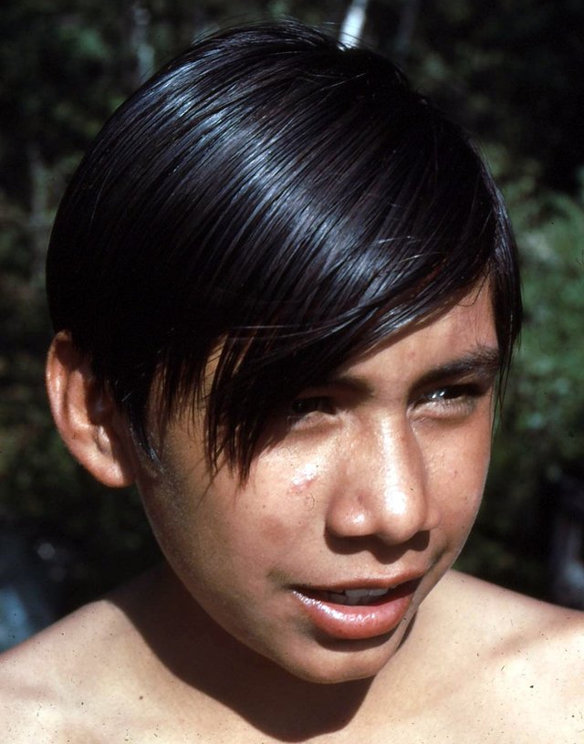 Miguel Angel as a boy.