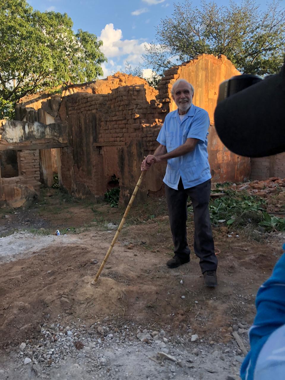 Ruins of the old clinic in Ajoya.