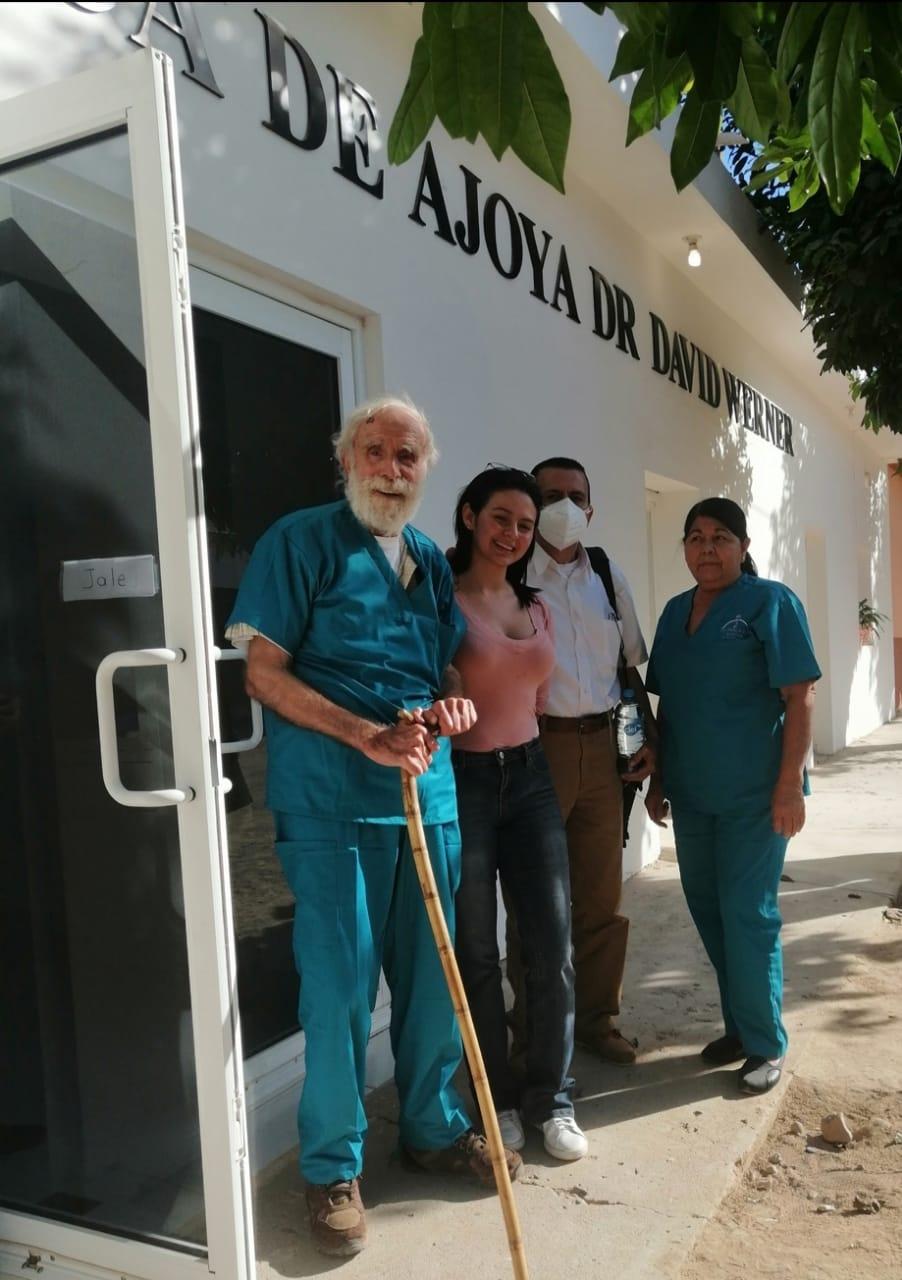 The new clinic had been officially named “Ajoya Clinic Dr David Werner”---even though I’m a biologist, not a doctor.